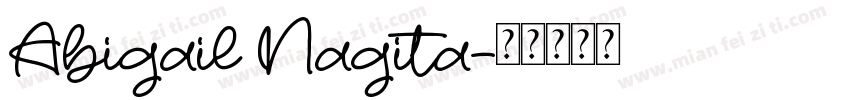 Abigail Nagita字体转换